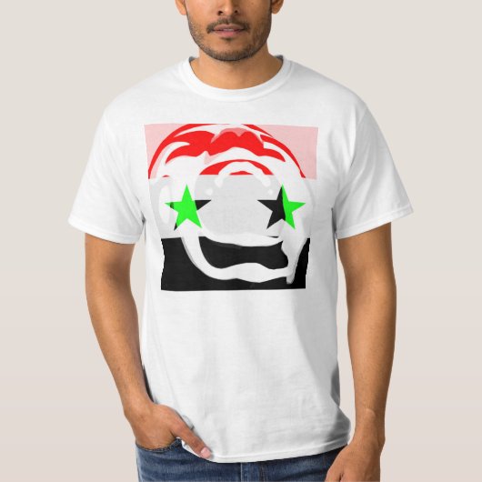 T-shirt de la Syrie de soutien (Devant)