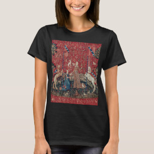 T-shirt de la tapisserie médiévale Lady et Unicorn