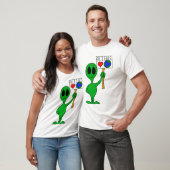 T-shirt de la terre d'amour d'aliens (Unisexe)