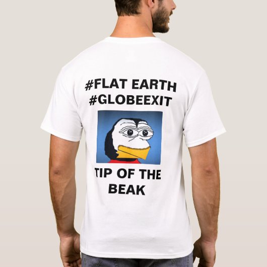T-SHIRT DE LA TERRE DE #FLAT (Dos)