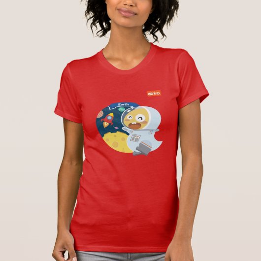 T-shirt de la terre de VIPKID (orange) (Devant)