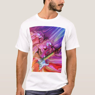 T-shirt de la théorie 4 de guitare