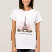T-shirt de la Tour Eiffel de Paris (Devant)
