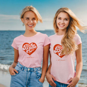 T-shirt de la tribu des mariées Bachelorette Rétro