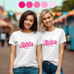 T-shirt de la tribu Mariée Babe Bachelorette Rétro<br><div class="desc">Mariée Babe T-Shirt Bachelorette Barb Mariée La Mariée Vintage Devenir la Mariée de la MariéeTribe</div>