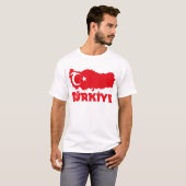 T-shirt de la Turquie (Devant entier)