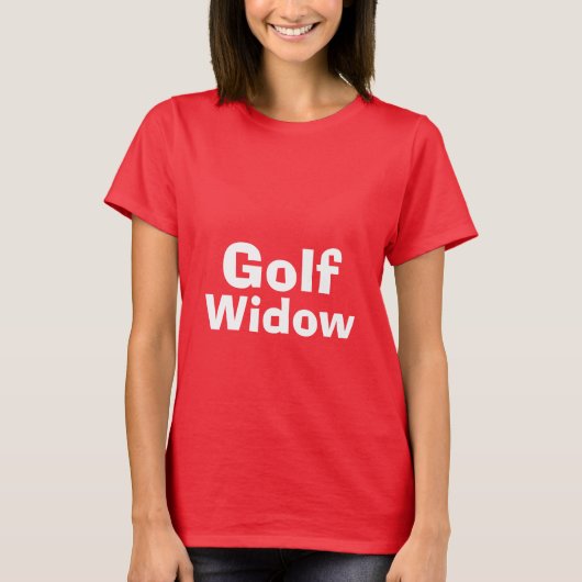 t-shirt de la veuve de golf (Devant)
