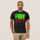 T-SHIRT DE LA VIE DE PUNK (Devant entier)