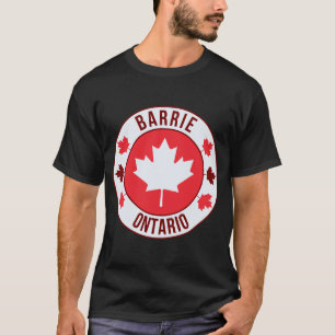 T-shirt de la ville de Barrie, Canada Voyage & V