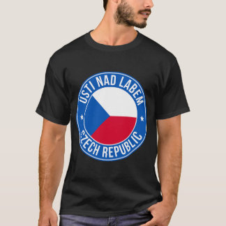 T-shirt de la ville d'Usti Nad Labem, République t