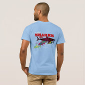 T-shirt de la zone des requins sauvages (Dos entier)