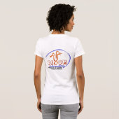 T-shirt de laboratoire de fleur (Dos entier)