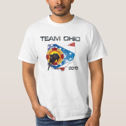 T-shirt de labrador retriever "Jaxon" (Devant)