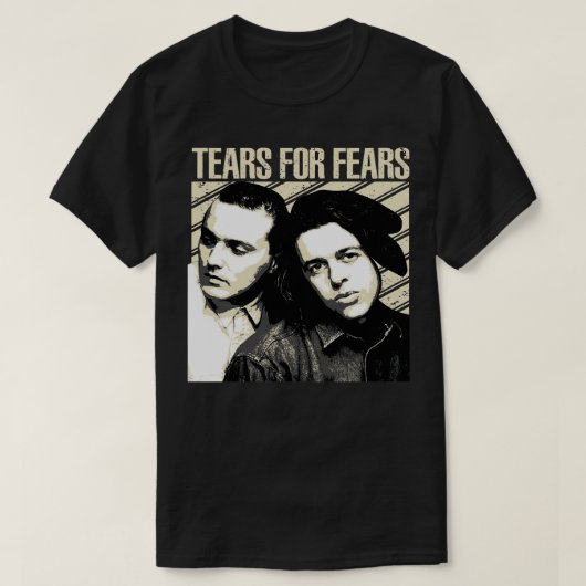 T-shirt De L'Abri Pâle À La Larmes Stardom Pour Les Craint (Design devant)