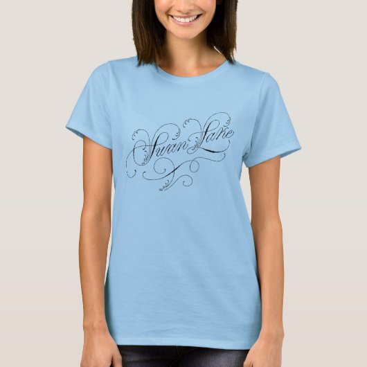 T-shirt de lac swan (Devant)