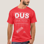 T-Shirt de l'aéroport de Düsseldorf (Devant)