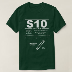 T-Shirt de l'aéroport de Lake Chelan S10