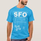 T-shirt de l'Aéroport international de San Francis (Devant)