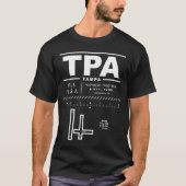T-shirt de l'aéroport international de Tampa (Devant)