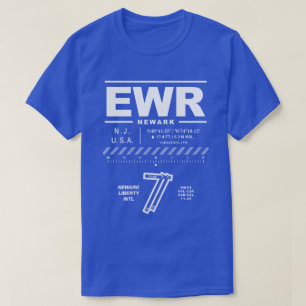 T-shirt de l'aéroport international Newark Liberty