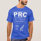 T-shirt de l'aéroport régional de Prescott (RPC) (Devant)