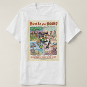 T-shirt de l'affiche de la Semaine du livre pour e