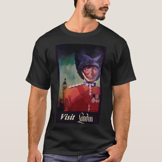 T-shirt de l'affiche de Londres (Devant)
