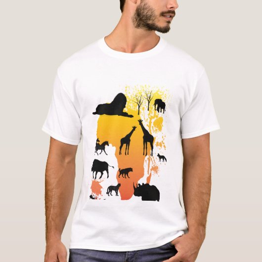 T-shirt de l'Afrique (Devant)