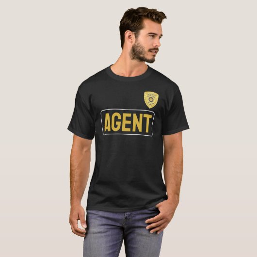 T-shirt de l'AGENT DE RÉCUPÉRATION FUGITIVE (Devant entier)