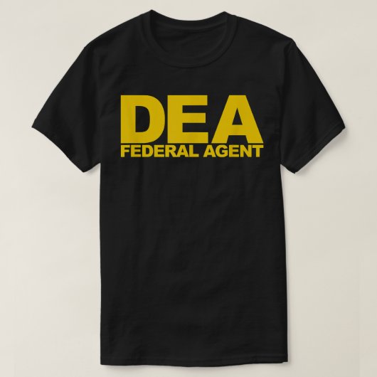 T-shirt de l'agent fédéral DEA (Design devant)