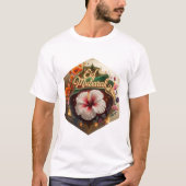 T-shirt de l'Aïd à fleur de Crimson (Devant)