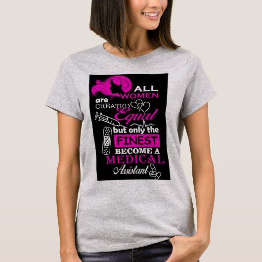 T-shirt de l'aide médical des femmes (Devant)