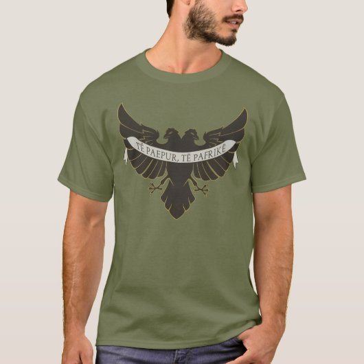T-shirt de l'aigle albanais (Devant)