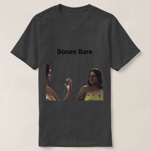 T-Shirt de l'album Bones Bare (Design devant)