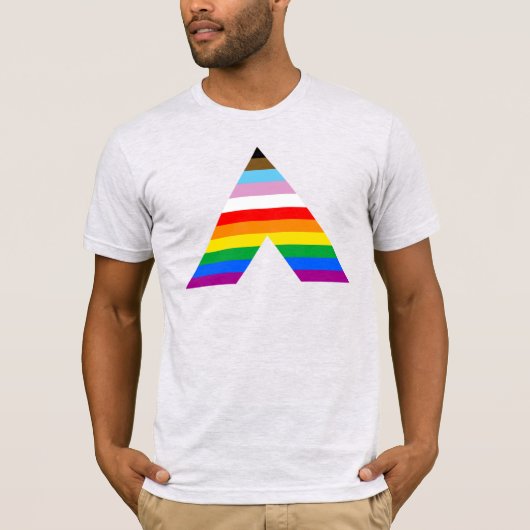 T-shirt de l'alliée de la fierté (Devant)