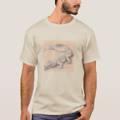 T-shirt de l'alligator de descente commune (Devant)