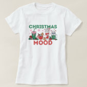 T-shirt de l'ambiance de Noël (Design devant)