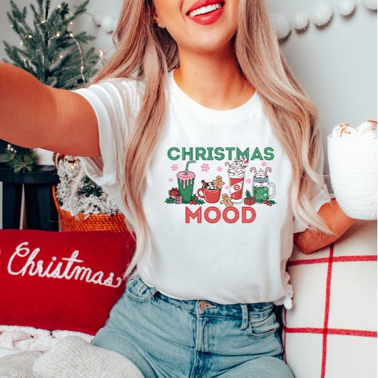 T-shirt de l'ambiance de Noël
