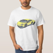 T-shirt de Lamborgini Diablo (Devant)