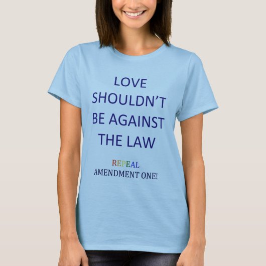 T-shirt de l'amendement un d'abrogation (Devant)