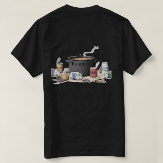 T-shirt de l'Amérique de creuset (Design dos)