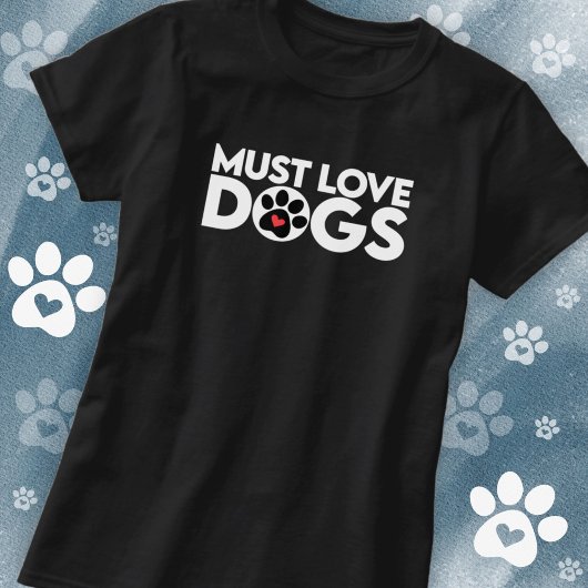 T-shirt de l'amour du chien