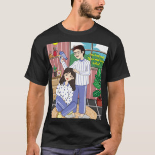 T-shirt de l'amour pour le soin