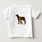 T-shirt de l'amoureux de la vache et du chien (Dos)