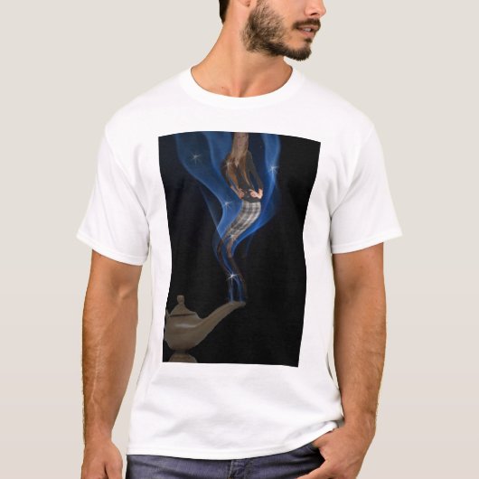 T-shirt de lampe d'Alladans (Devant)