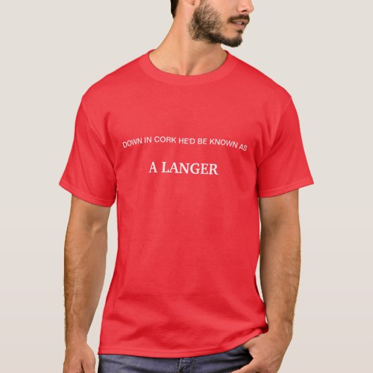 T-shirt de Langer (Devant)
