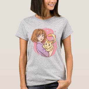 T-shirt de l'Anime et du Chat