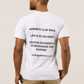 T-shirt de l'antitiracisme de la santé publique (Dos)