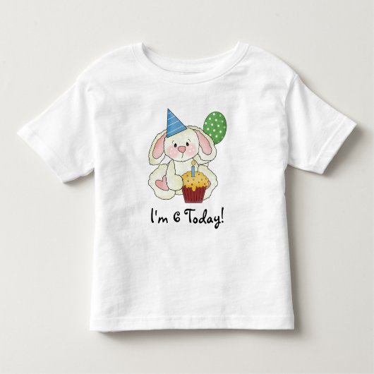 T-shirt de lapin d'anniversaire (Devant)