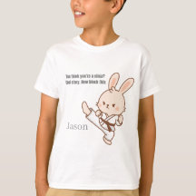 T-shirt de lapin de karaté